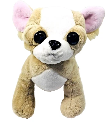 Webkinz Tan White Chihuahua Puppy Dog 8" Plush #HM104 Ganz No Code - Image 1 of 4