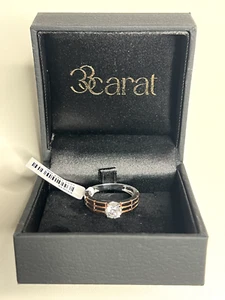 33Carat Lustrous Essence Ring - 1 Carat Round Lab Grown Diamond Ring - Picture 1 of 1