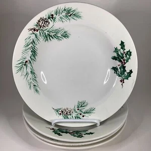 Seltene Farberware 2118 weiße Weihnachten Chowder Schalen Original Version Vintage Urlaub - Bild 1 von 5