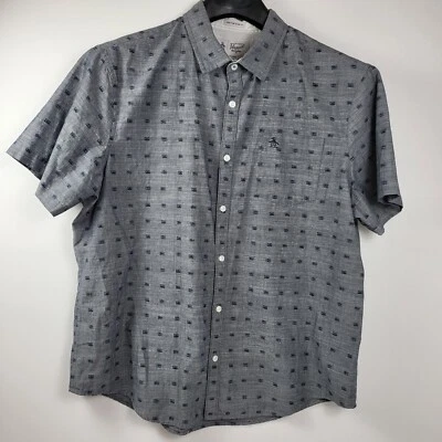 Camisa PENGUIN by Munsingwear Heritage ajustada para niños manga corta abotonada XXL Foto 1 de 4