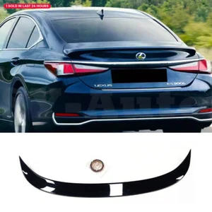 For Lexus ES350 ES300h 2019-2024 Obsidian Black ABS Rear Trunk Spoiler Lip Wing - Picture 1 of 15