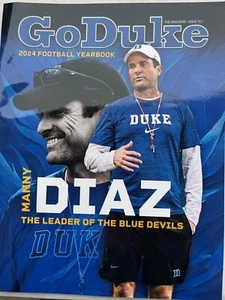 2024 OFFICIAL DUKE BLUE DEVILS FOOTBALL GAMEDAY NCAA PROGRAM - Picture 1 of 1