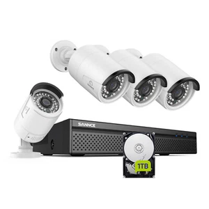 SANNCE 10CH POE IP Überwachungskamera 8MP NVR 4X 3MP Außen Kameras Zweiweg-Audio - Imagen 1 de 15