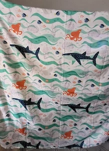 Disney Finding Dory Shower Curtain Jumping Beans Polyester 70" x 72" Pre-owned - Picture 1 of 4