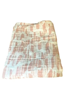 Aden + Anais Musselin Swaddle Decke rosa weiß Herzen weiche Baumwolle Lovey Security - Bild 1 von 5
