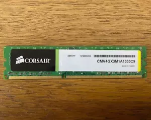CORSAIR VALUE SELECT CMV4GX3M1A1333C9 4GB DIMM RAM MODULE DDR3 1333MHz - Picture 1 of 1