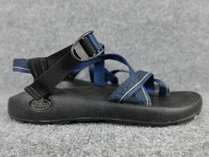 Chaco Men's Sandals Blue Adjustable Ankle Strap Toe Loop Size 10 - Picture 1 of 11