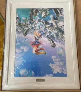 BUBBLE MOVIE Official Limited Art Framed Paintings Reproduction Japan - Picture 1 of 3