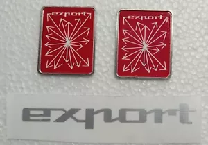 MINI INNOCENTI COOPER EXPORT BADGE SPORTELLI E ADESIVO BAULE - Foto 1 di 7