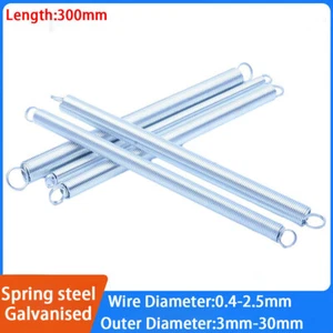 Spreizfeder Zug Verlängerung Spreizfedern Drahtdurchmesser 0,4-3 mm - Bild 1 von 12
