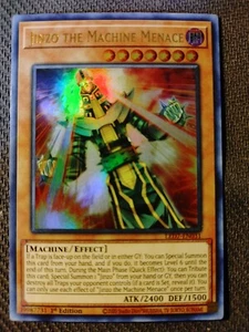 Yugioh Jinzo Die Maschinenbedrohung LED7 Ultra Rare NM 1. Auflage  - Bild 1 von 3