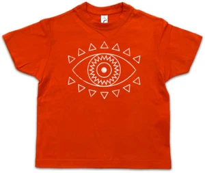INDIAN EYE Kids Boys T-Shirt Symbol Religion Hindu Hinduism Shiva Buddhism - Picture 1 of 1