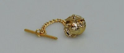US MARINE CORPS EMBLEM TIE TAC - 24k GOLD  - Image 1 of 4