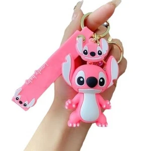 Stitch Cute keychain cartoon key chain accessories key ring bag Backpack - Picture 1 of 4