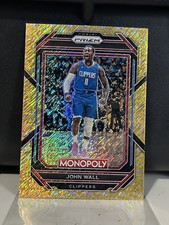2022-23 Panini Prizm Monopoly John Wall Limited Edition Gold Shimmer /500