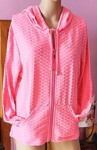 Lrady 1# HOT PINK HOODIE OUTFITS JOGGING SWEATSUITS 2 pc. SET (Too small 2x) XL - Picture 1 of 11