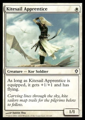 Kitesail Apprentice Worldwake MTG Magic the Gathering card - Image 1 of 2