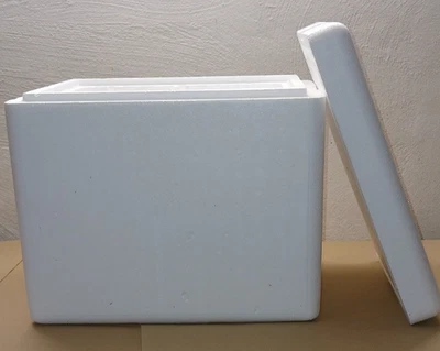 Styroporbox 24L 5,5 cm Wand! Thermobox Kühlen Wärmen Transportbox Catering - Bild 1 von 4