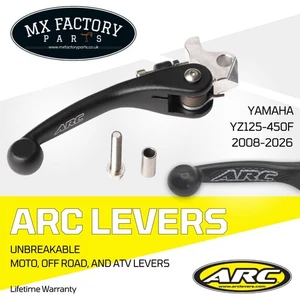 ARC Brake Lever Memlon Texture Folding YZ125 250 YZ250F 450F FX WRF 08-24 25 26 - Picture 1 of 6