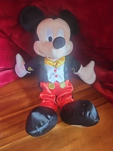 Peluche Topolino 40° Anniversario Walt Disney World smoking Pantalone Rosso 12" - Foto 1 di 5