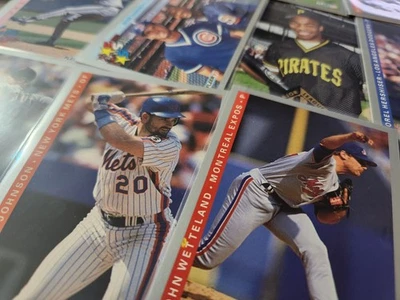 1993 MLB BASEBALL CARDS FLEER SERIES 1 PACK FRESH MINT & SLEEVED BUNDLE AND SAVE - Image 1 of 4