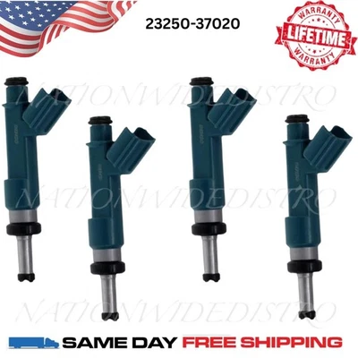 4x Inyectores de combustible Denso OEM para Toyota Prius V 2012-2017 1,8 L I4 23250-37020 Foto 1 de 4