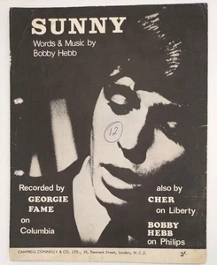 GEORGIE FAME: SUNNY (SHEET MUSIC) (F7) - Picture 1 of 7