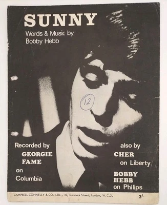 GEORGIE FAME: SUNNY (SHEET MUSIC) (F7) - Image 1 of 4