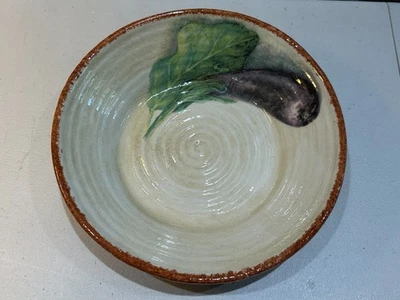 Williams Sonoma Jardín Potager 10" Cuenco de pasta individual - BERENJENA Foto 1 de 2