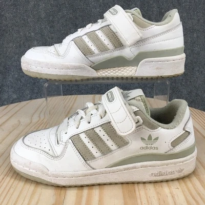 Adidas Shoes Youth 4.5 Forum Low Sneakers White Lace Up Comfort Athletic GZ8958 - Image 1 of 4