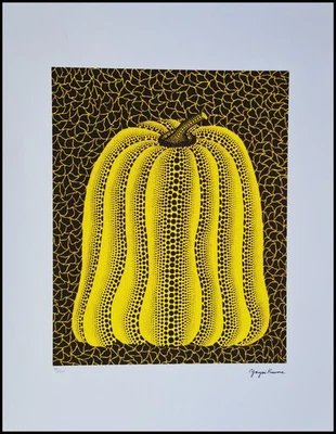 YAHOI KUSAMA * Pumpkin * 65 x 50 cm * Lithografie*Kunstdruck*limitiert # 99/500 - Bild 1 von 4