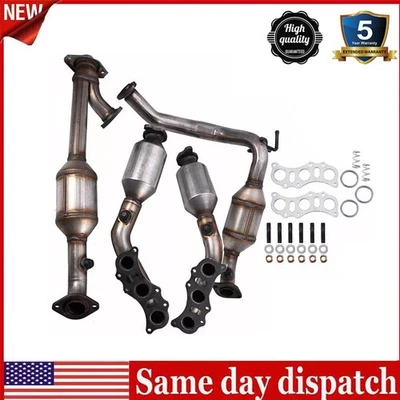 2x Front & 2x Rear Catalytic Converter For 2005-2011 Toyota Tacoma 4.0L V6 4WD. Foto 1 de 4