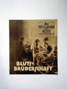 Blutsbrüderschaft - Hans Söhnker - Programm von Heute - PvH 639 ungelocht (5/9) - Picture 1 of 1