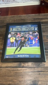 Lamar Jackson Baltimore Ravens 2019 Most Valuable Player Framed Poster MVP - Picture 1 of 3