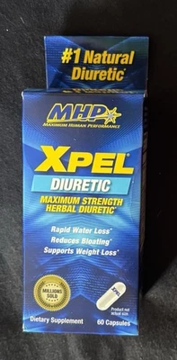 Maximum Human Performance Xpel Diurético Força Máxima 60 Cápsulas EXP 11/27 NOVO - Imagem 1 de 4