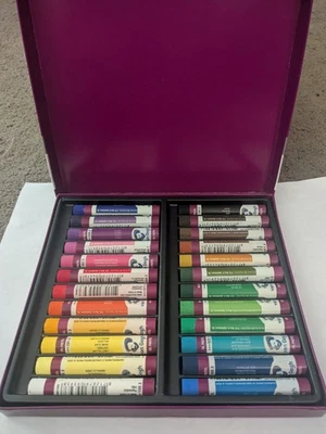Van Gogh Oil Pastels by Royal Talens 24 Pastels Full set Preonwed - Image 1 of 3