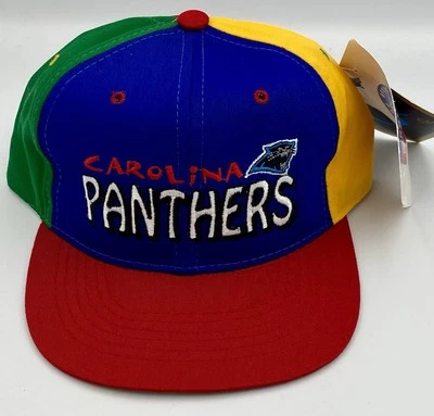 De Colección Carolina Panthers NFL Snapback Sombrero G.C.C. Nuevo Fútbol Juvenil Colores Primarios Foto 1 de 4
