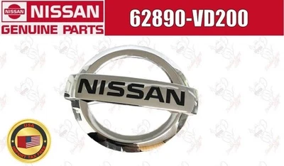 Nissan Genuine Y61 PATROL(GR) 197/10-2010/03 Front Emblem 62890-VD200 OEM - Image 1 of 4