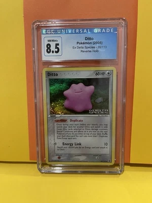Ditto EX Delta Species 35/113 Rev Foil Holo Graded 8.5 CGCPokemon Card ENG - Image 1 of 2