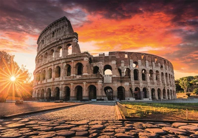 Clementoni Roman Sunset Jigsaw Puzzle (1000 Pieces) - Image 1 of 2