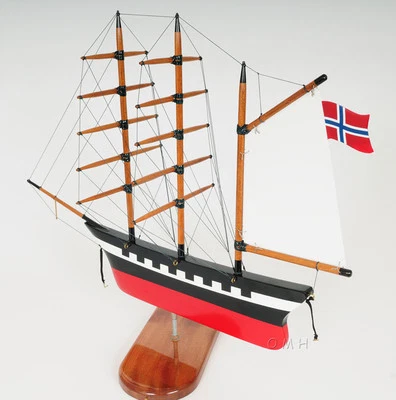 Tall Ship Wooden 30" Wind Weather Vane Cock Pointer Nautical Sailboat Decor New - Image 1 of 4