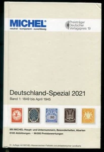 MICHEL CATALOGUE GERMANY SPECIAL 2021 PART 1 - Picture 1 of 1