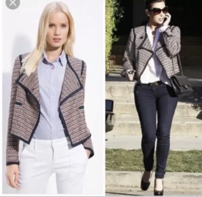 Blazer Elizabeth And James Talla 4 Zigzag Freddie ASO Kim Kardashian Precio de venta sugerido por el fabricante $495 Foto 1 de 4
