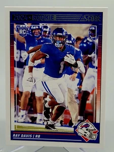 2024 PANINI SCORE RAY DAVIS BASE ROOKIE FOOTBALL CARD BILLS KENTUCKY NFL topps - Picture 1 of 2