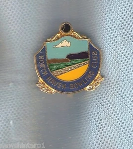 NORTH HAVEN   BOWLING CLUB LAPEL BADGE, SMALL CLOUD - Bild 1 von 1