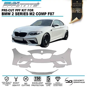 Stoßstange vorne Steinschlagschutz PPF Lackschutzfolie für BMW M2 Competition - Bild 1 von 3