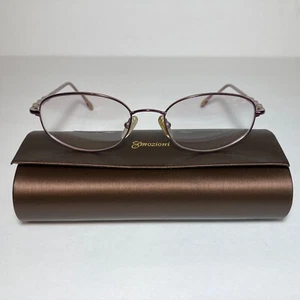 Safilo Emozioni 4295 Eyeglasses Frames Burgundy Rose Vtg Elasta 51-18 130 Italy - Picture 1 of 16