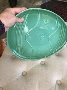 Le Creuset 14" Oval Platter Easter Egg Rosemary RARE - Picture 1 of 3
