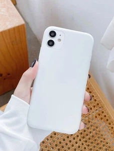 New Silicone Case for iPhone 11 - White - Photo 1 sur 3