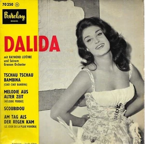 EP 45 RPM (7") Dalida / Sacha Distel / Gilbert Bécaud " Tschau tschau bambina - Imagen 1 de 4